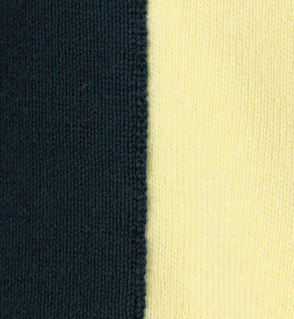 CABaN「CABaN コットンカシミヤ バイカラーVネックカーディガン」|カーディガン|