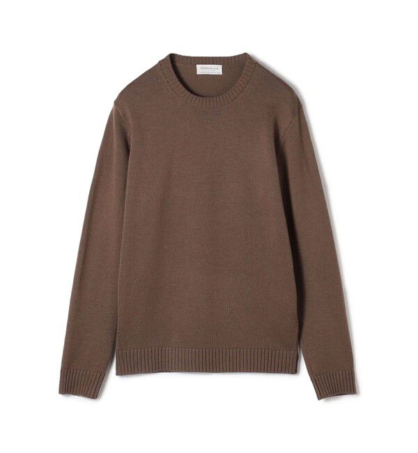 TOMORROWLAND MENS「TOMORROWLAND TRICOT メリノベーシック クルーネックプルオーバー」|ニット・セーター|45 キャメル