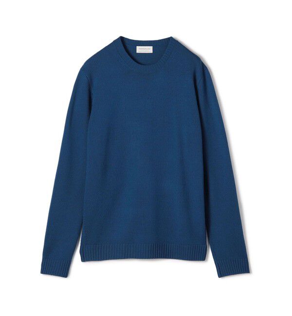 TOMORROWLAND MENS「TOMORROWLAND TRICOT メリノベーシック クルーネックプルオーバー」|ニット・セーター|67 ダークブルー