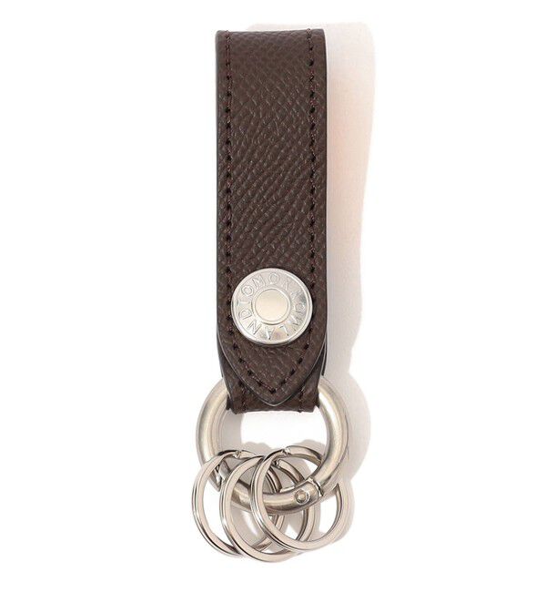 TOMORROWLAND GOODS「【別注】BROOKLYN MUSEUM レザー キーケース」|チャーム・キーホルダー|49 ダークブラウン