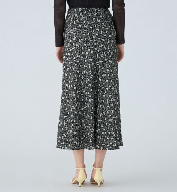 Ballsey「レジェフラワープリント マーメイドスカート」|フレア|