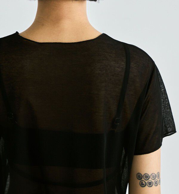 Edition「シアーフライス ハーフスリーブトップス」|Tシャツ・カットソー|