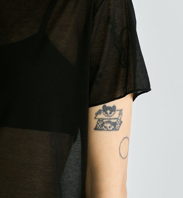 Edition「シアーフライス ハーフスリーブトップス」|Tシャツ・カットソー|