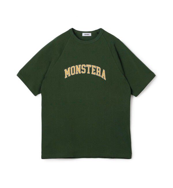 TOMORROWLAND HOME「KEIMEN &times;TOMORROWLAND HOME MONSTERA Tシャツ」|Tシャツ・カットソー|56 カーキ系