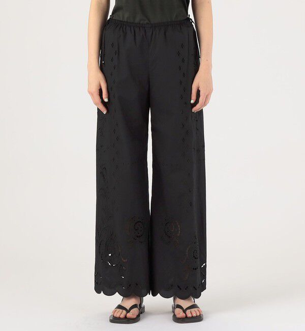 DES PRES「カットワークエンブロイダリー ストレートパンツ」|その他|