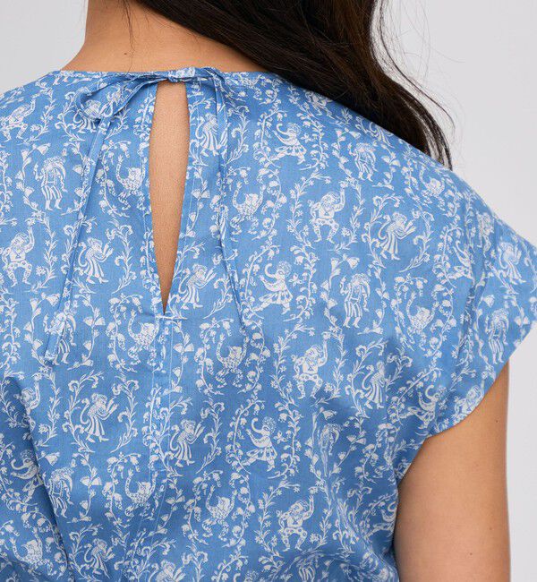 BACCA「サマーリバティ コットンリボンブラウス」|シャツ・ブラウス|