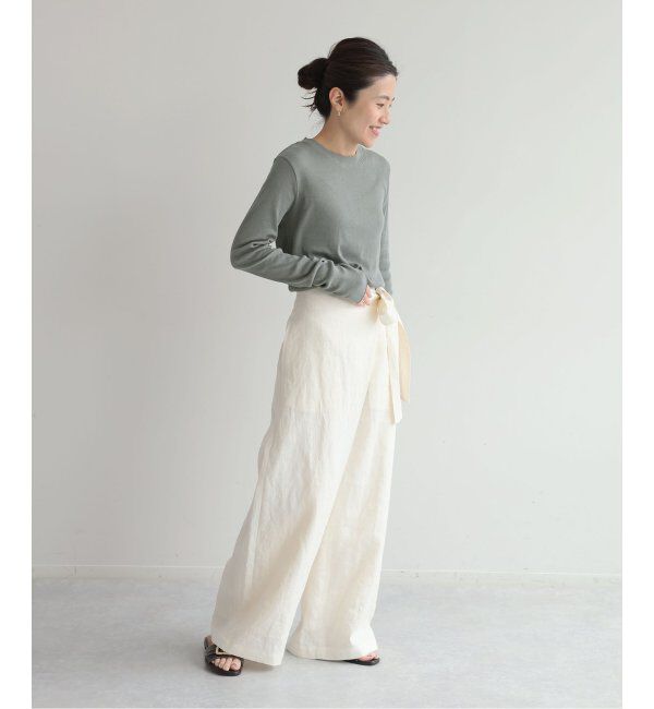 EMILYWEEK「コットンカシミヤテレコクループルオーバー」|Tシャツ・カットソー|