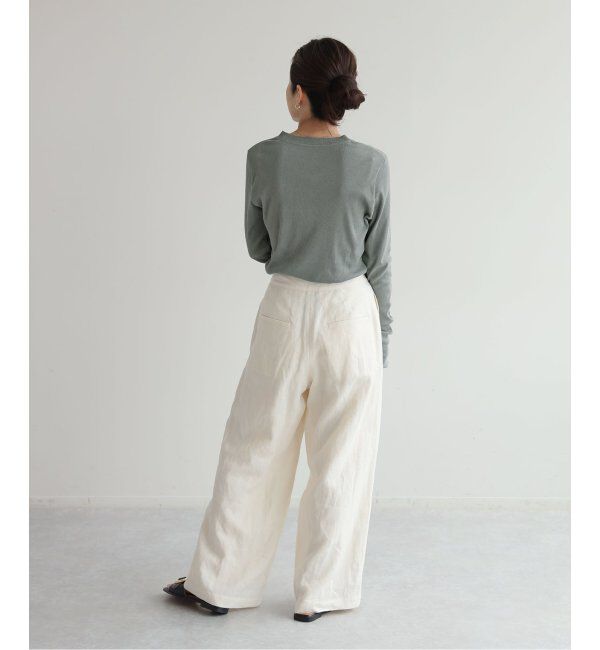 EMILYWEEK「コットンカシミヤテレコクループルオーバー」|Tシャツ・カットソー|