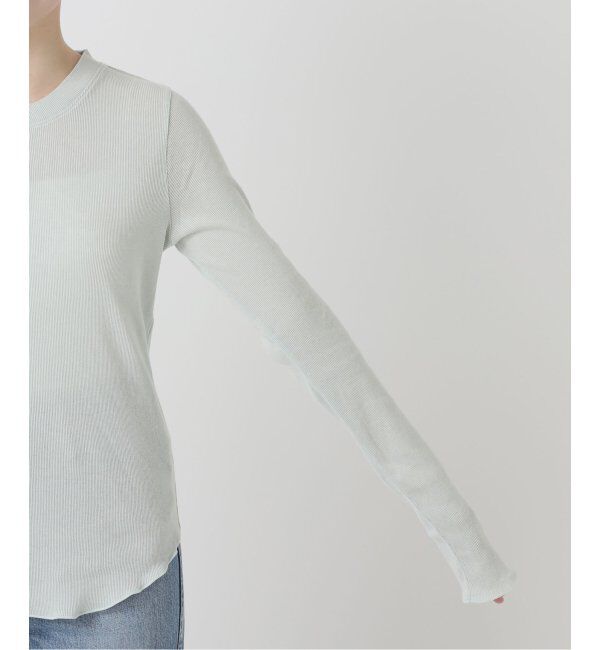 EMILYWEEK「コットンカシミヤテレコクループルオーバー」|Tシャツ・カットソー|