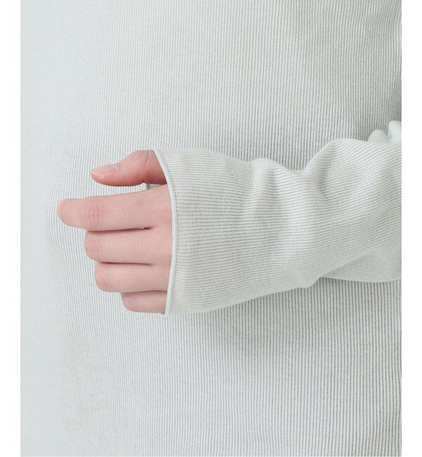 EMILYWEEK「コットンカシミヤテレコクループルオーバー」|Tシャツ・カットソー|