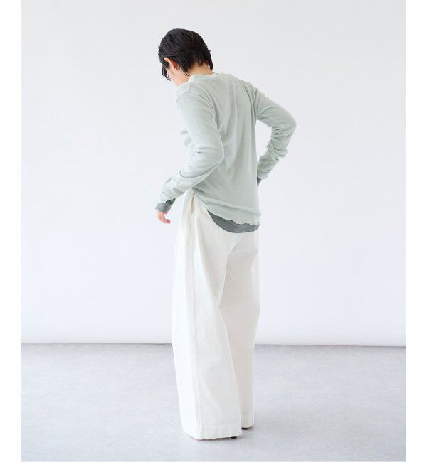 EMILYWEEK「コットンカシミヤテレコクループルオーバー」|Tシャツ・カットソー|