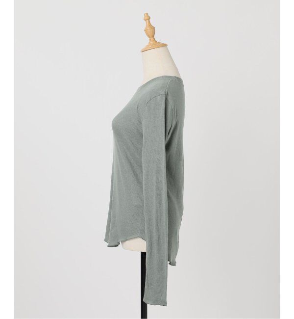 EMILYWEEK「コットンカシミヤテレコクループルオーバー」|Tシャツ・カットソー|