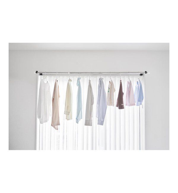 journal standard Furniture「《WEB限定予約》【tower/タワー】鴨居室内物干しポールホルダー　奥行ワイド」|トイレタリー・ランドリーグッズ|