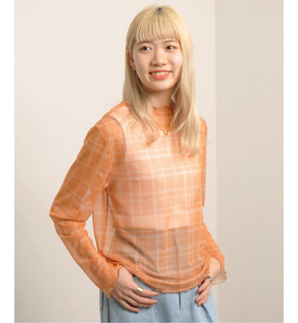 JOINT WORKS「【COMMRE/コムル】プリントチュールトップス」|ニット・セーター|