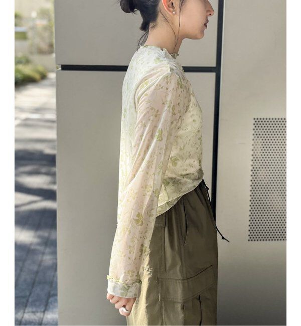JOINT WORKS「【COMMRE/コムル】プリントチュールトップス」|ニット・セーター|