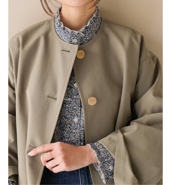 SLOBE IENA「《予約》Petit Flower フリルブラウス」|シャツ・ブラウス|