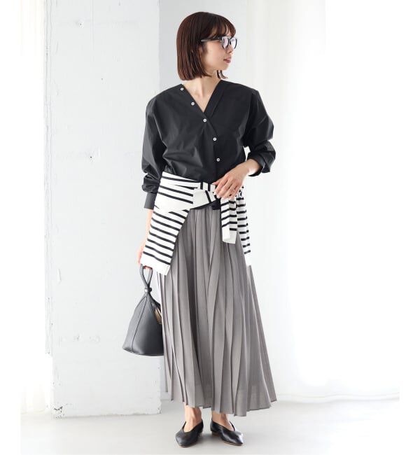 IENA「《予約》ボイルシアープリーツスカート」|スカート|