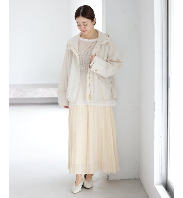 IENA「《予約》ボイルシアープリーツスカート」|スカート|