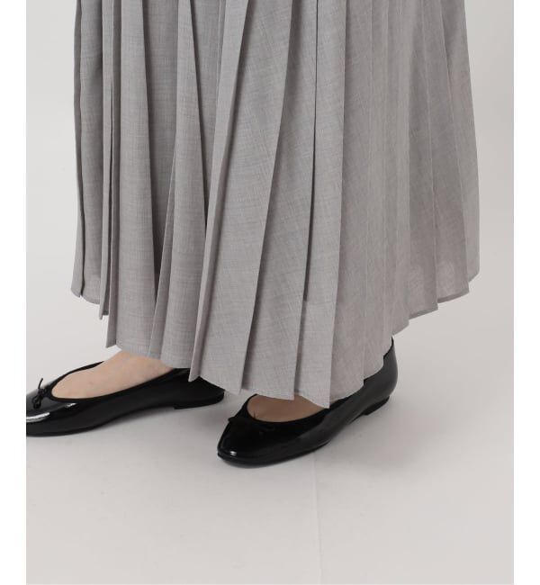 IENA「《予約》ボイルシアープリーツスカート」|スカート|