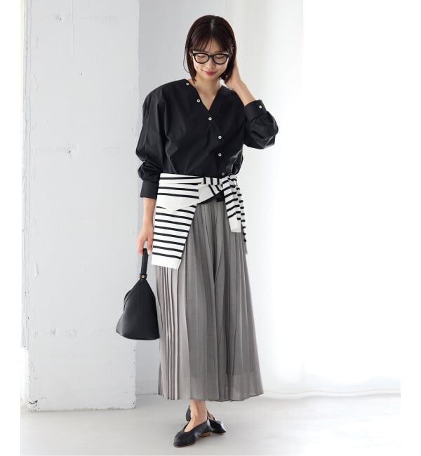 IENA「《予約》ボイルシアープリーツスカート」|スカート|