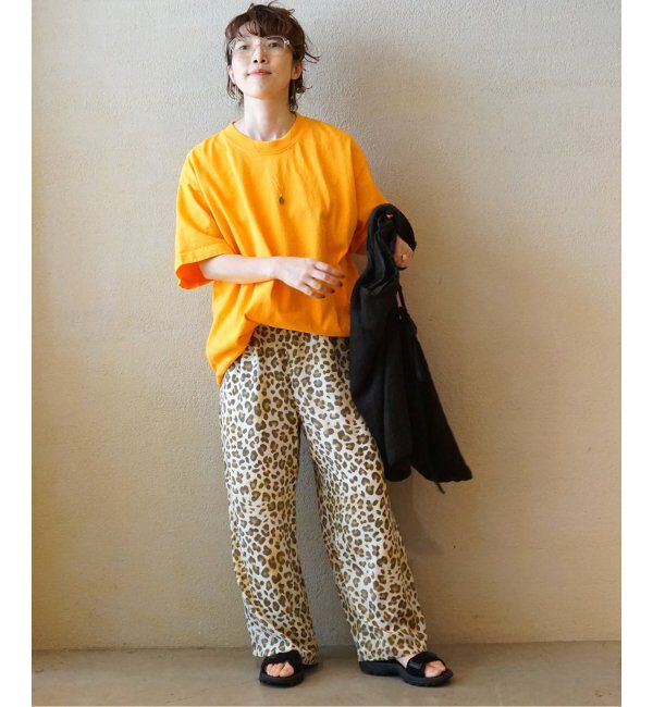 journal standard luxe「バックサテンレオパ イージーパンツ」|その他|