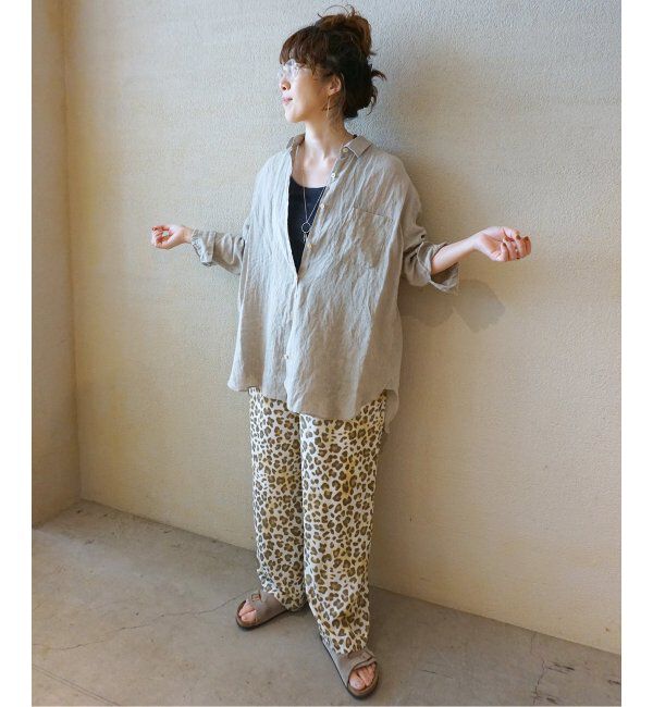 journal standard luxe「バックサテンレオパ イージーパンツ」|その他|