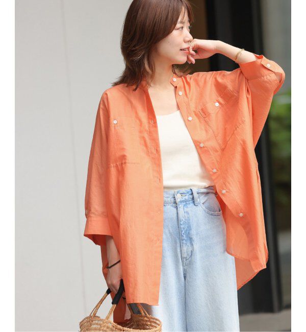 JOURNAL STANDARD relume「《追加2》コットンボイルドルマンスリーブシャツ」|シャツ・ブラウス|