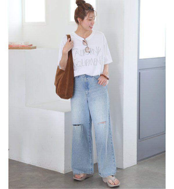 JOURNAL STANDARD relume「【THE DAY ON THE BEACH】カットオフTシャツ」|Tシャツ・カットソー|