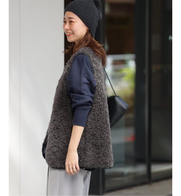 journal standardシープフェイクファージップベスト WEB限定追加》シープフェイクファージップベスト（JOURNAL STANDARD