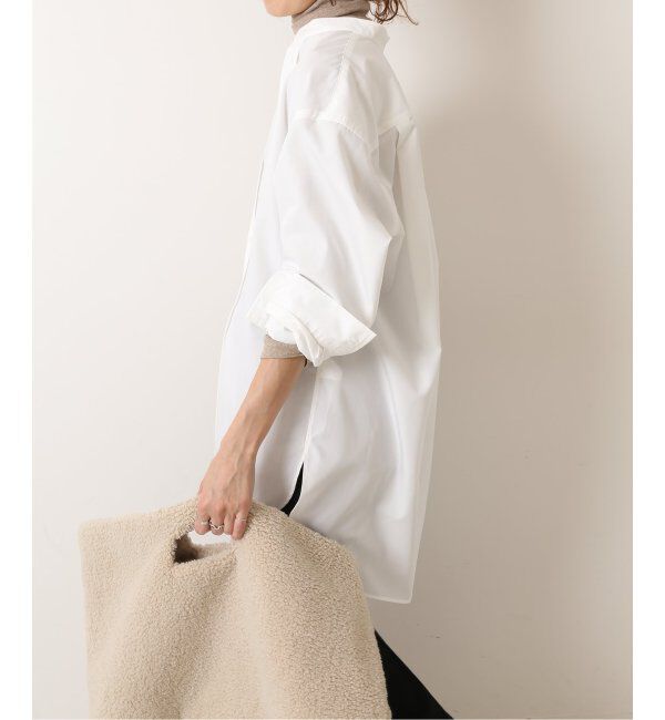 Spick and Span「クリアコットンスタンドカラーシャツ」|シャツ・ブラウス|