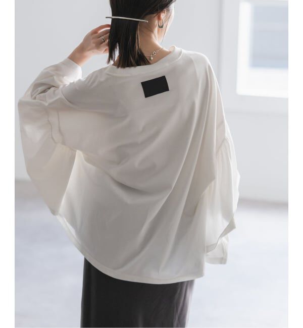 NOBLE「《追加》COG THE BIGSMOKE/コグザビッグスモーク LAURA GATHERED SLV TOP」|Tシャツ・カットソー|