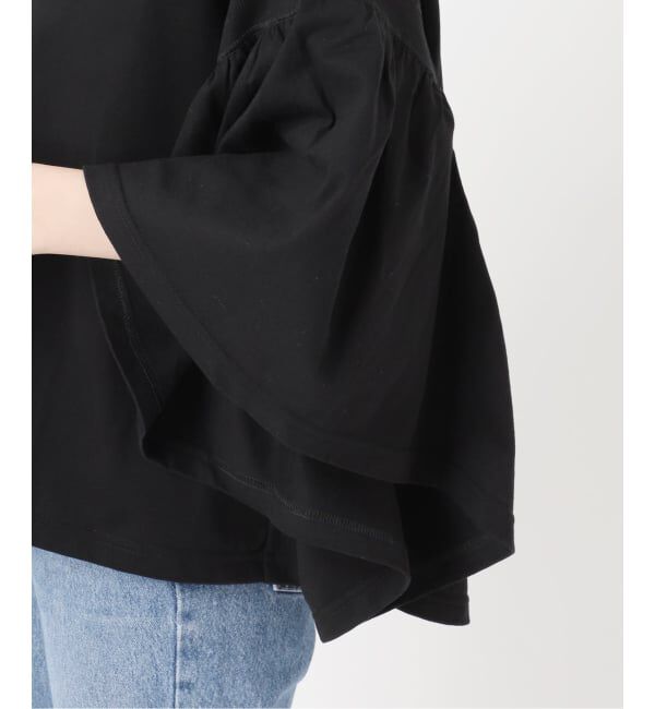 NOBLE「《追加》COG THE BIGSMOKE/コグザビッグスモーク LAURA GATHERED SLV TOP」|Tシャツ・カットソー|