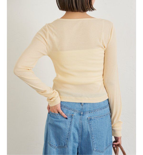 U by SPICK&SPAN「コットンテレココンパクトカーデ」|カーディガン|