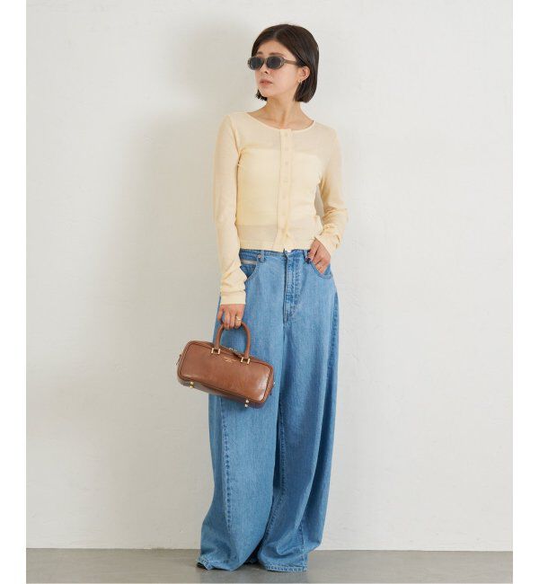 U by SPICK&SPAN「コットンテレココンパクトカーデ」|カーディガン|