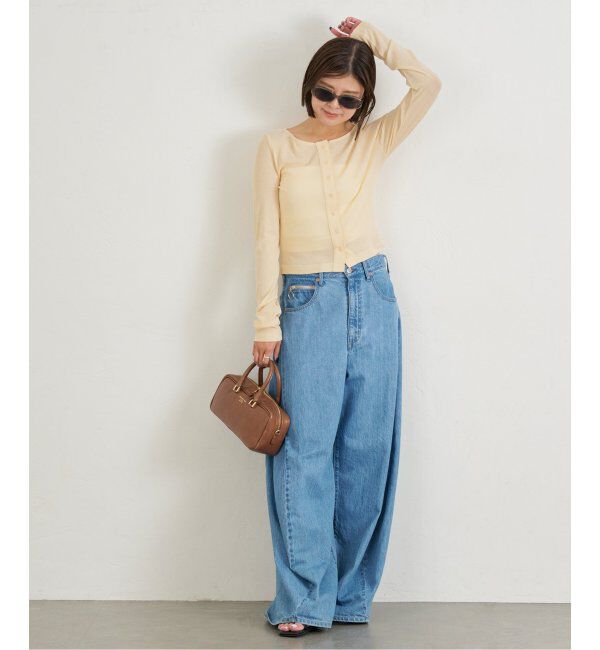 U by SPICK&SPAN「コットンテレココンパクトカーデ」|カーディガン|