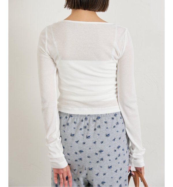 U by SPICK&SPAN「コットンテレココンパクトカーデ」|カーディガン|