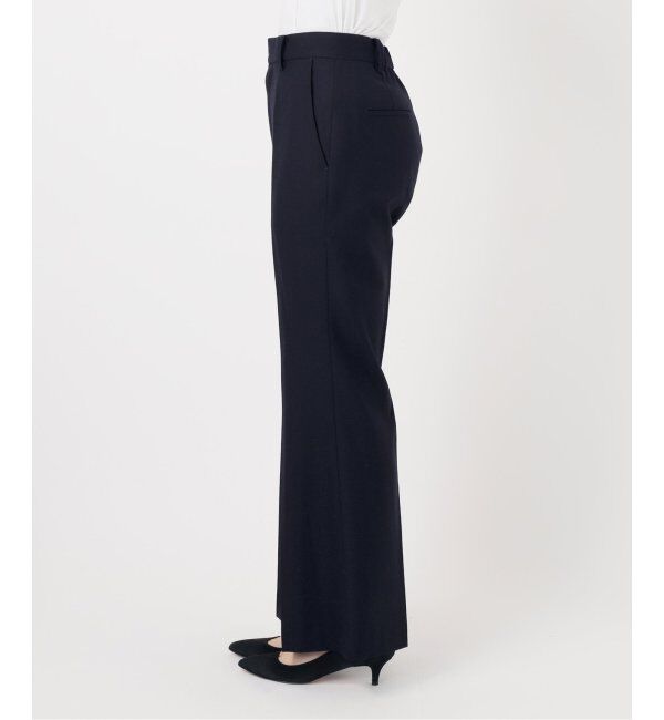 Spick and Span「《手洗い可》ウールブレンドフレアパンツ」|スラックス|