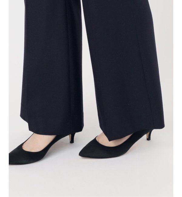 Spick and Span「《手洗い可》ウールブレンドフレアパンツ」|スラックス|