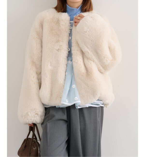 フェイクファージップブルゾン（U by SPICK&SPAN）｜ルミネの