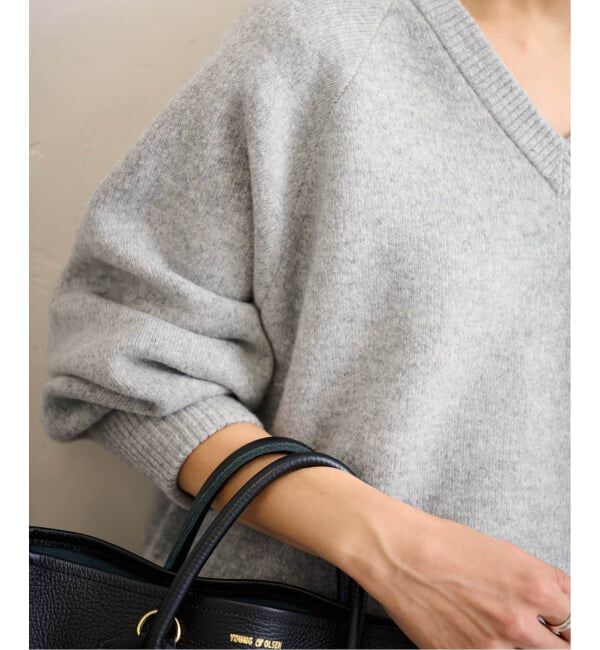 FRAMeWORK「≪WEB限定 / 追加≫AQUA Vネックプルオーバー」|ニット・セーター|