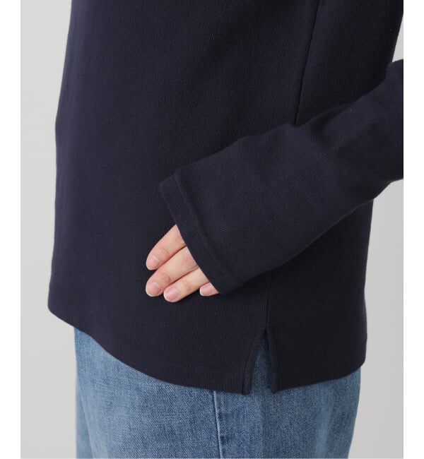 FRAMeWORK「ミニワッフルヘンリーネック」|Tシャツ・カットソー|