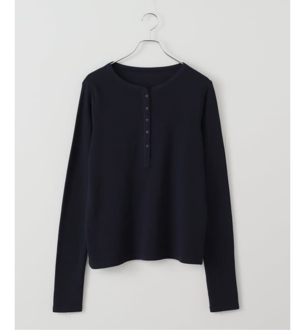 FRAMeWORK「ミニワッフルヘンリーネック」|Tシャツ・カットソー|