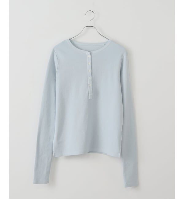 FRAMeWORK「ミニワッフルヘンリーネック」|Tシャツ・カットソー|