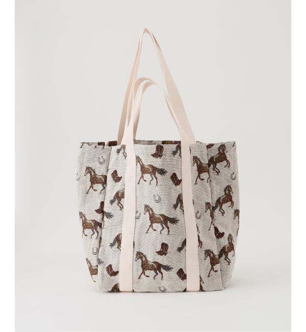 FRAMeWORK「≪予約≫PAYDAY/ペイデイ 別注JACQUARD HORSE トート」|トートバッグ|