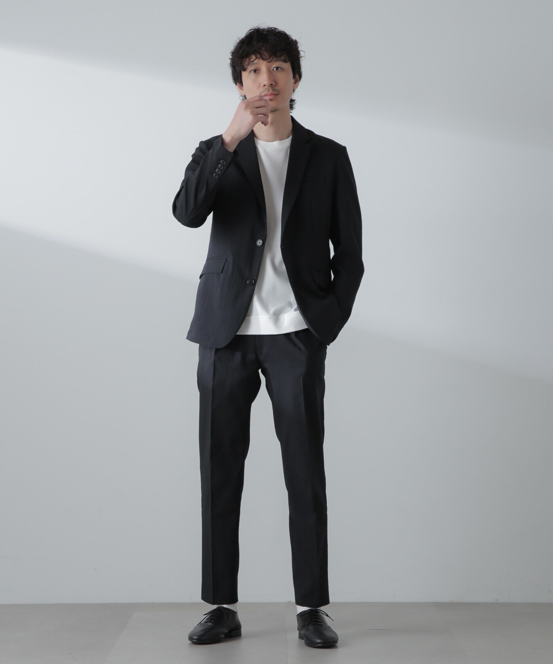 nano･universe「「Damerino」Air ワルツ DotAir(R)撥水ストレッチセットアップ」|スーツ|