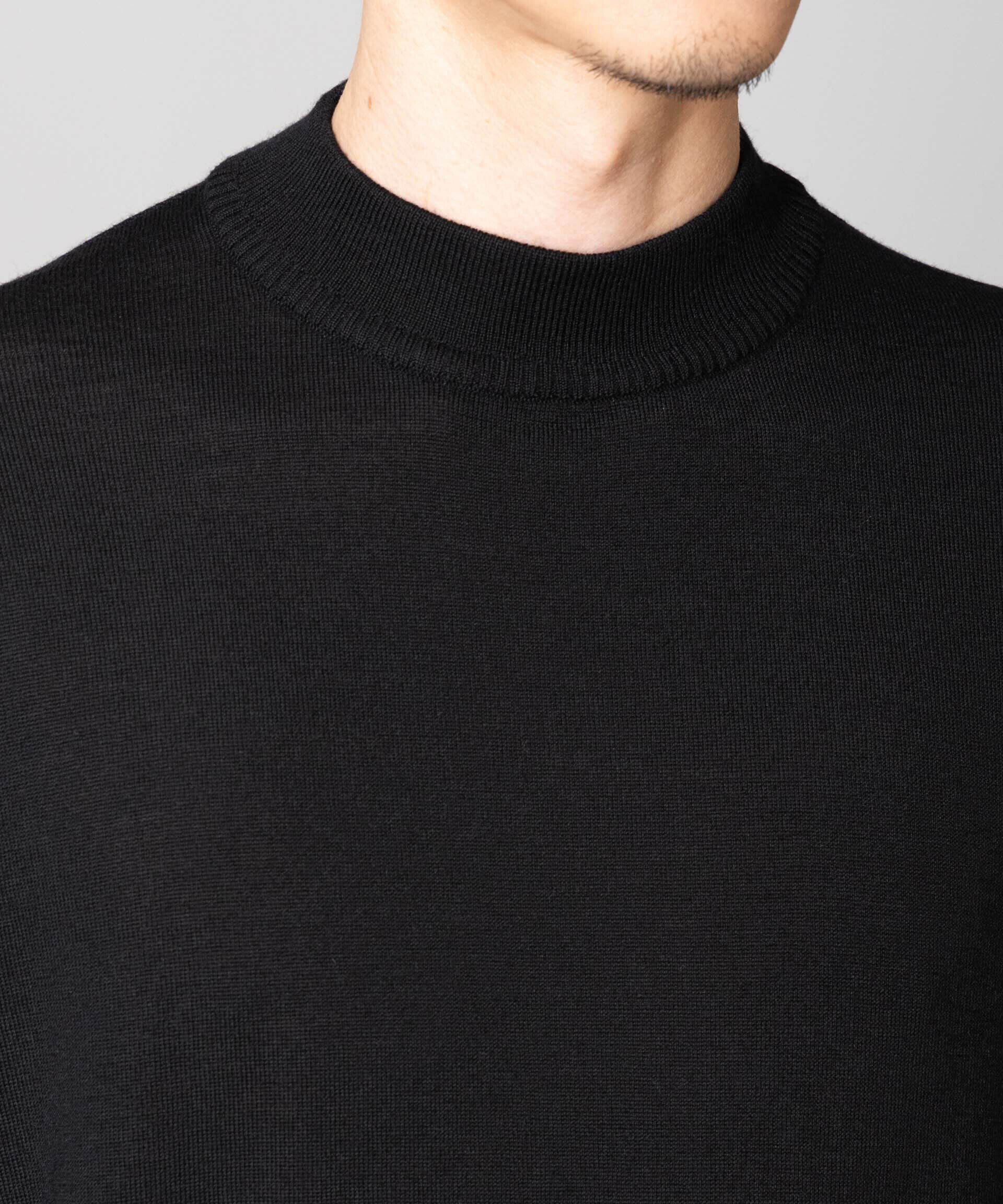 nano･universe「「毛玉レスニット」 ファインゲージモックネック」|ニット・セーター|