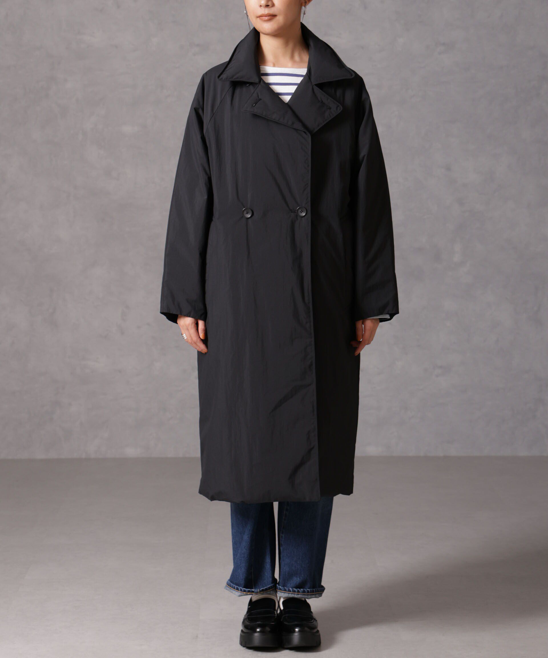 nano･universe「「西川ダウン(R)」リバーシブルライトコート」|ダウン|