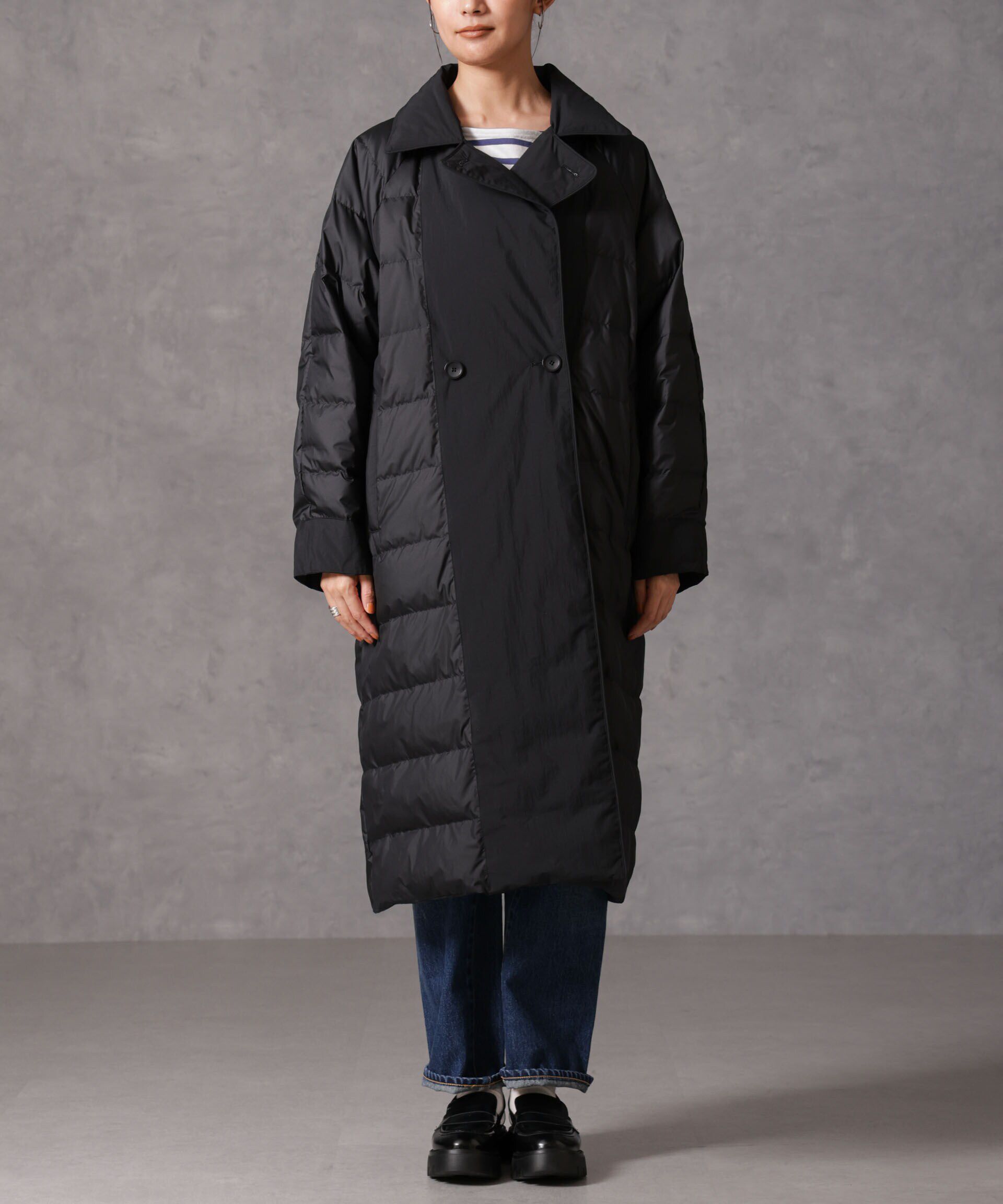 nano･universe「「西川ダウン(R)」リバーシブルライトコート」|ダウン|