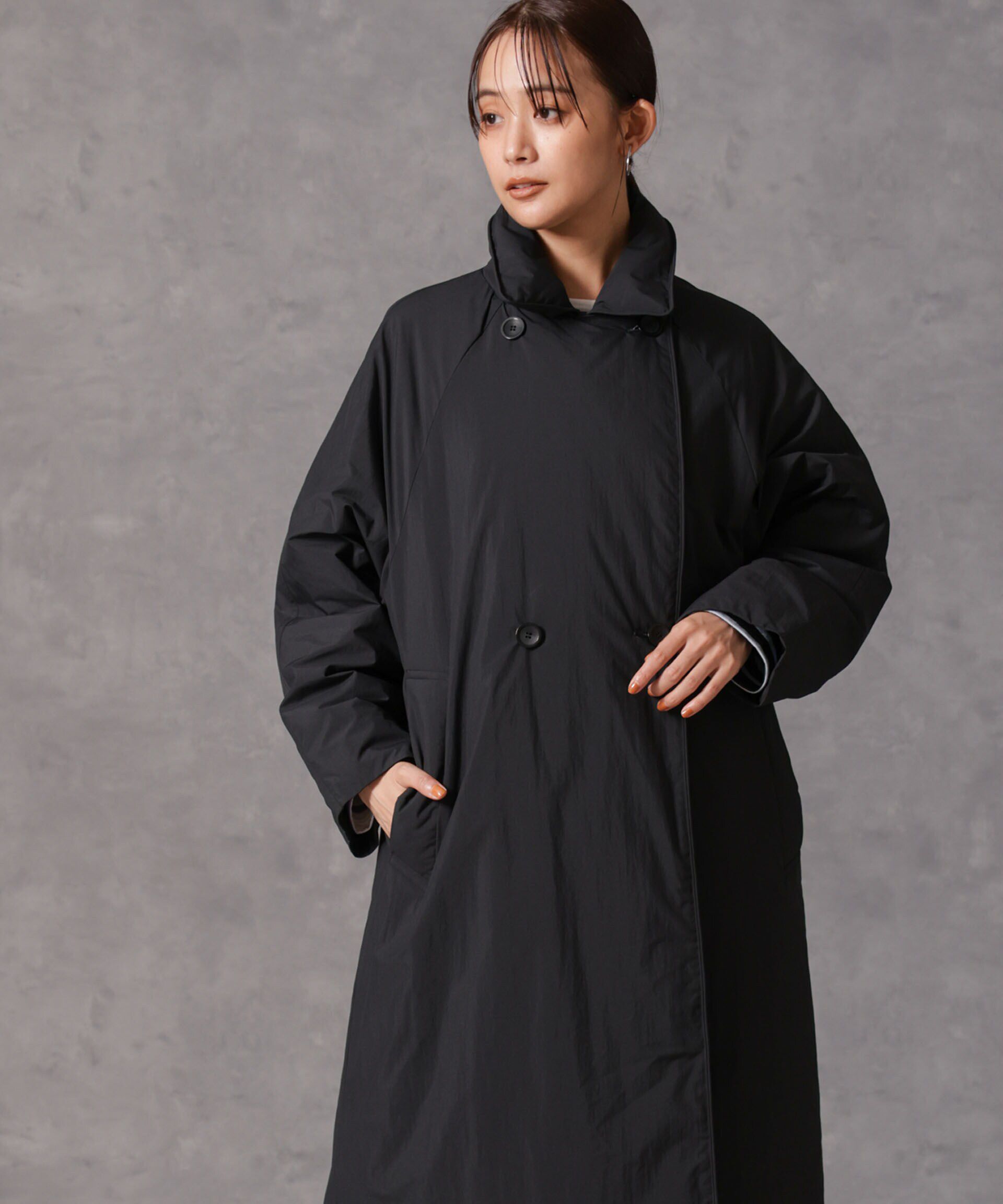 nano･universe「「西川ダウン(R)」リバーシブルライトコート」|ダウン|