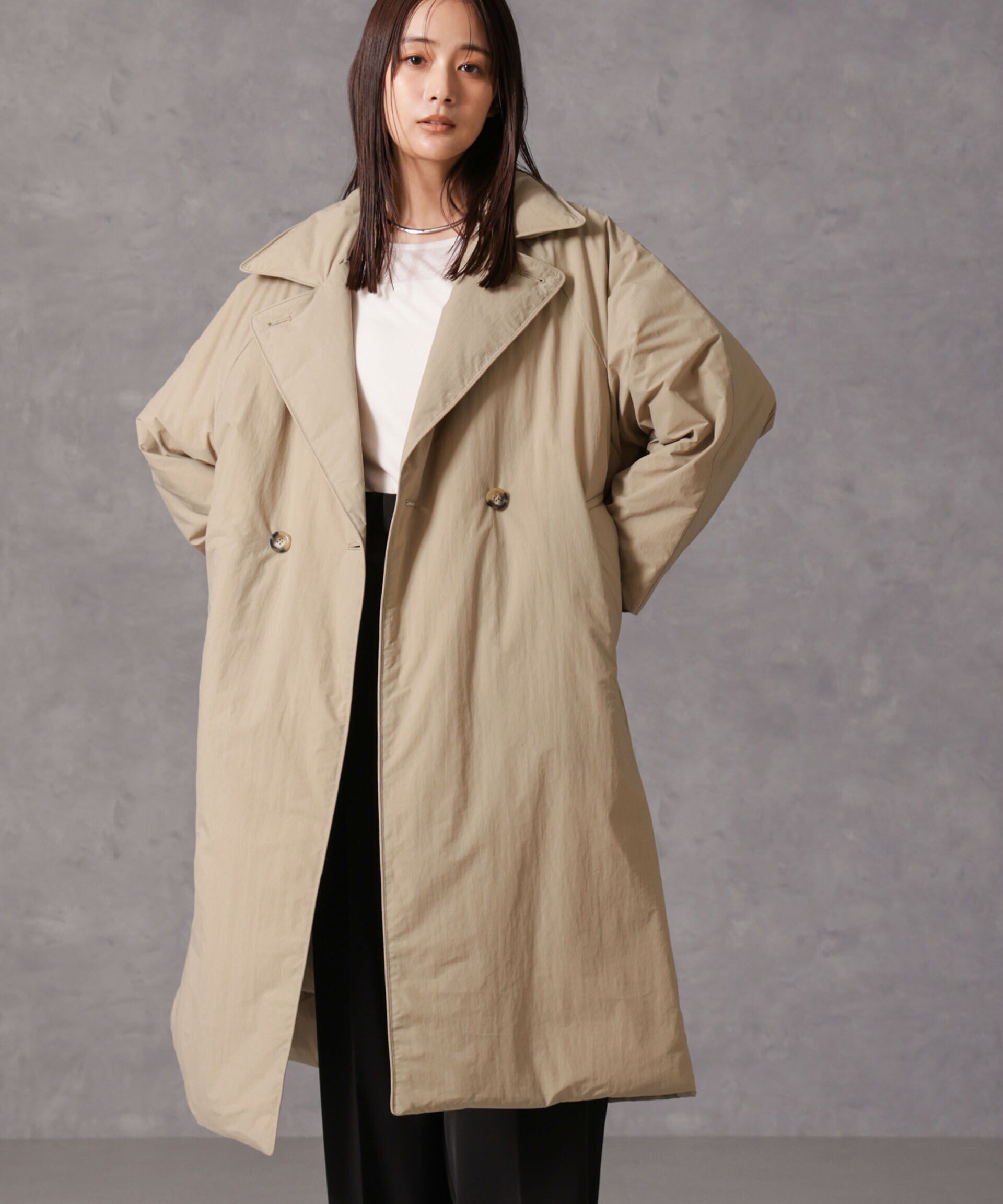 nano･universe「「西川ダウン(R)」リバーシブルライトコート」|ダウン|